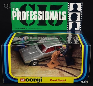 Corgi toys 342 professionals ford capri jj823 front
