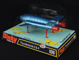 Dinky toys 106 thunderbirds 2 4 jj784 back