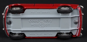 Corgi toys 327 mgb gt jj791 base