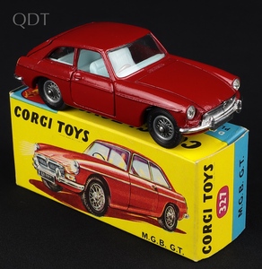 Corgi toys 327 mgb gt jj791 front