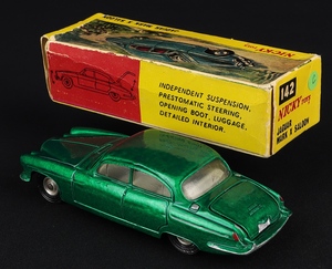 Nicky dinky toys 142 jaguar mark x saloon jj792 back