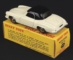 French dinky toys 24h mercedes 190 sl jj805 back