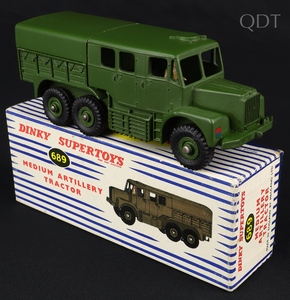 Dinky supertoys 689 medium artillery tractor jj831 front