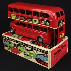 Minic 60m double deck bus jj875 back