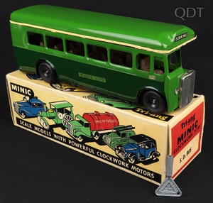 Tri ang minic 52m single deck bus jj876 front