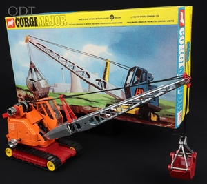 Corgi major 1153 priestman boom crane grab jj921 front