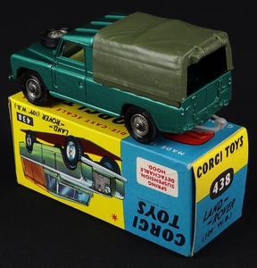 Corgi toys 438 landrover jj953 back