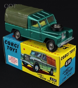 Corgi toys 438 landrover jj953 front