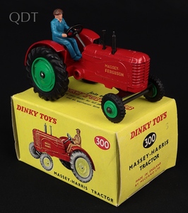 Dinky toys 300 massey harris tractor kk15 front