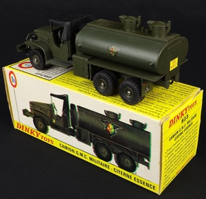 French dinky toys 823 military tanker kk25 back