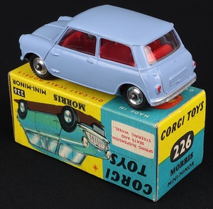 Corgi toys 226 morris mini minor kk35 back