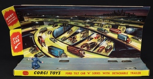 Corgi toys 1137 ford tilt cab h series detachable trailer express service kk40 inner