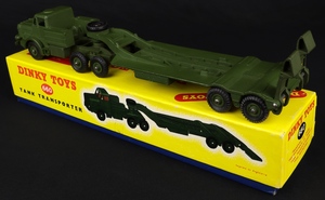 Dinky toys 660 tank transporter kk49 back