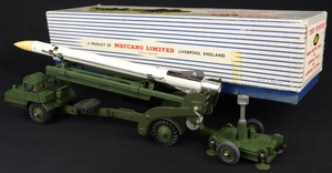 Dinky supertoys 666 missile erecting vehicle corporal missile launching platform kk50 back