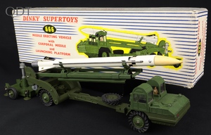 Dinky supertoys 666 missile erecting vehicle corporal missile launching platform kk50 front