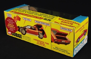 Corgi toys 342 lamborghini p400 gt miura kk53 back
