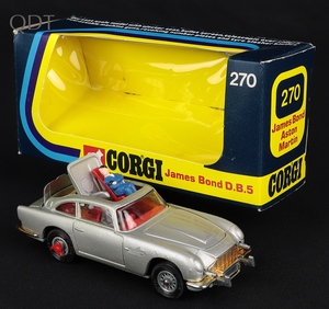 Corgi toys 270 james bond aston martin kk55 front