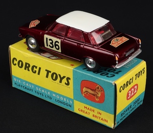Corgi toys 322 rover 2000 monte carlo kk89 back