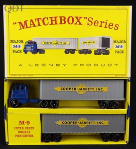 Matchbox m 9 inter state doube freighter cooper jarrett kk96 front