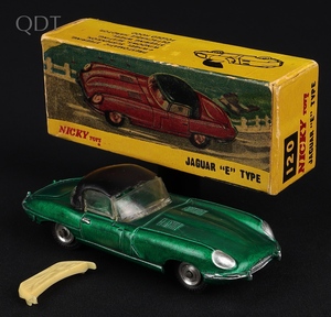 Nicky dinky toys 120 e type jaguar kk97 front