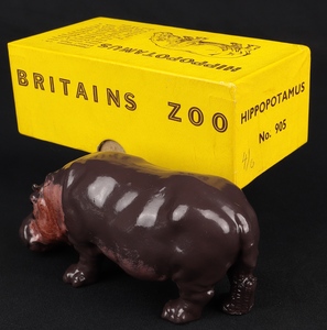 Britains 905 hippopotamus kk110 back