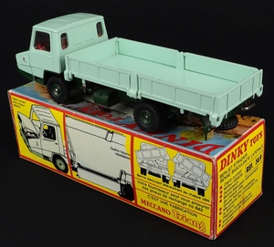 French dinky toys 569 berliet stradair side tipper kk129 back