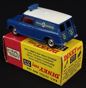 Dinky toys 273 rac patrol mini van kk132 back