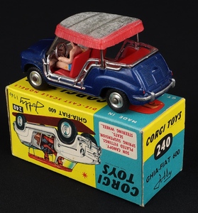 Corgi toys 240 fiat jolly kk133 back
