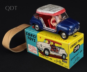 Corgi toys 240 fiat jolly kk133 front