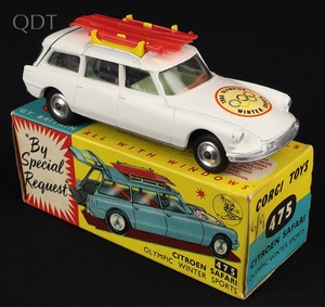 Corgi toys 475 citroen safari olympic winter sports kk139 front