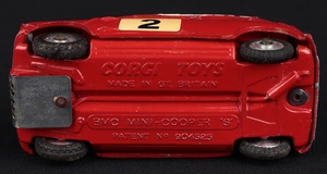 Corgi toys 321 monte carlo mini kk142 base