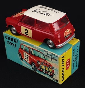 Corgi toys 321 monte carlo mini kk142 back