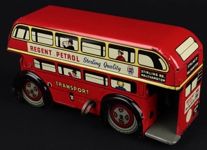 Wells brimtoy double decker bus kk1338 back