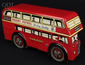 Wells brimtoy double decker bus kk1338 front