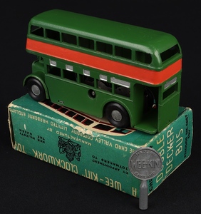 Chad valley wee kin double decker bus kk1340 back