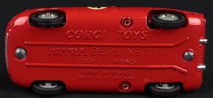 Corgi toys 314 ferrari berlinetta 250 le mans kk1351 base