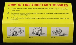 Dinky toys 100 lady penelope's fab 1 kk1352 plinth back