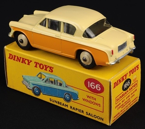 Dinky toys 166 sunbeam rapier kk157 back
