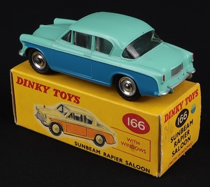 Dinky toys 166 sunbeam rapier kk158 back
