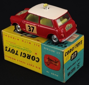Corgi toys 317 monte carlo mini cooper kk158 back