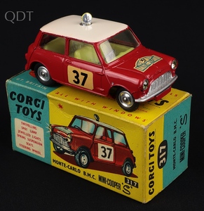 Corgi toys 317 monte carlo mini cooper kk158 front