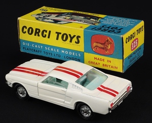 Corgi toys 325 mustang kk159 back