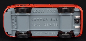 Corgi toys 508 holiday camp special commer bus kk164 base