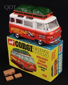 Corgi toys 508 holiday camp special commer bus kk164 front