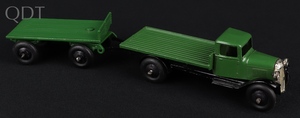 Dinky toys 25t flat truck trailer kk168 front