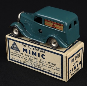 Tri ang minic 2m ford light van kk170 back