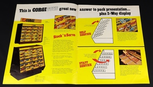 Presenting  corgi dealer's prmotional booklet kk174 inside page 1