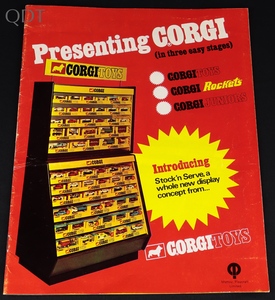 Presenting  1 corgi dealer's prmotional booklet kk174 front 
