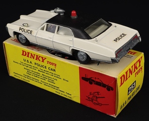 Dinky toys 251 usa pontiac parisienne police car kk181 back