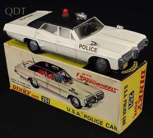 Dinky toys 251 usa pontiac parisienne police car kk181 front
